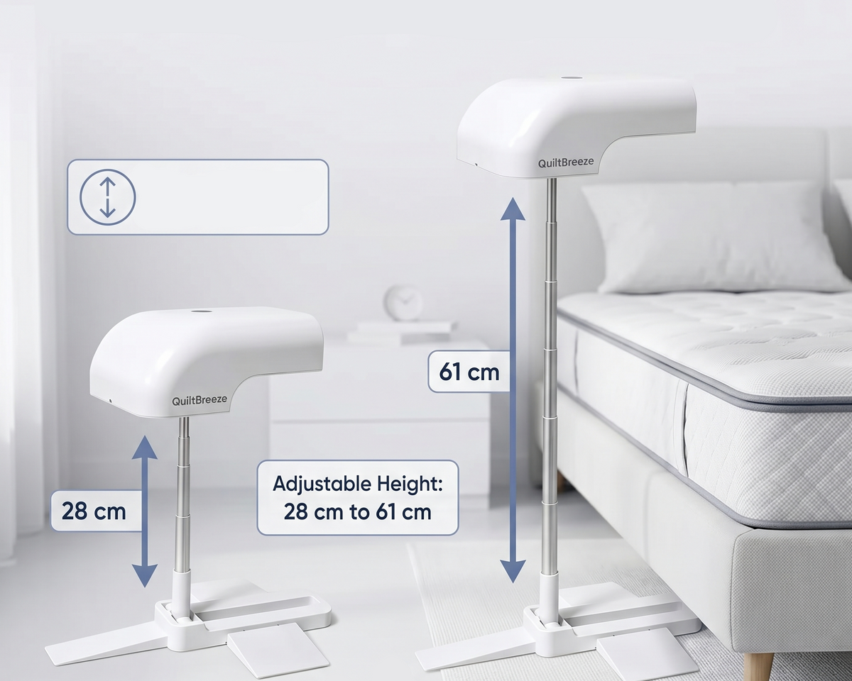 QuiltBreeze™ Cordless Under-Bed Cooling Fan