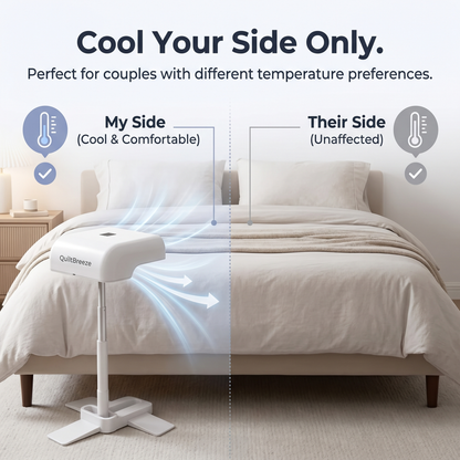 QuiltBreeze™ Cordless Under-Bed Cooling Fan